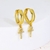 Picture of Delicate Cross Dangle Earrings in Exclusive Design