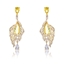 Show details for Fashionable Big Cubic Zirconia Dangle Earrings