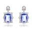Show details for Staple Big Platinum Plated Dangle Earrings