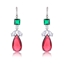 Show details for Funky Big Colorful Dangle Earrings