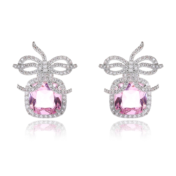 Picture of Luxury Cubic Zirconia Dangle Earrings with Speedy Delivery