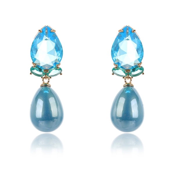 Picture of Affordable Gold Plated Cubic Zirconia Dangle Earrings from Trust-worthy Supplier