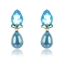 Show details for Affordable Gold Plated Cubic Zirconia Dangle Earrings from Trust-worthy Supplier