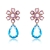 Picture of Nickel Free Gold Plated Big Dangle Earrings with No-Risk Refund