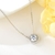 Picture of Sparkling Small White Pendant Necklace