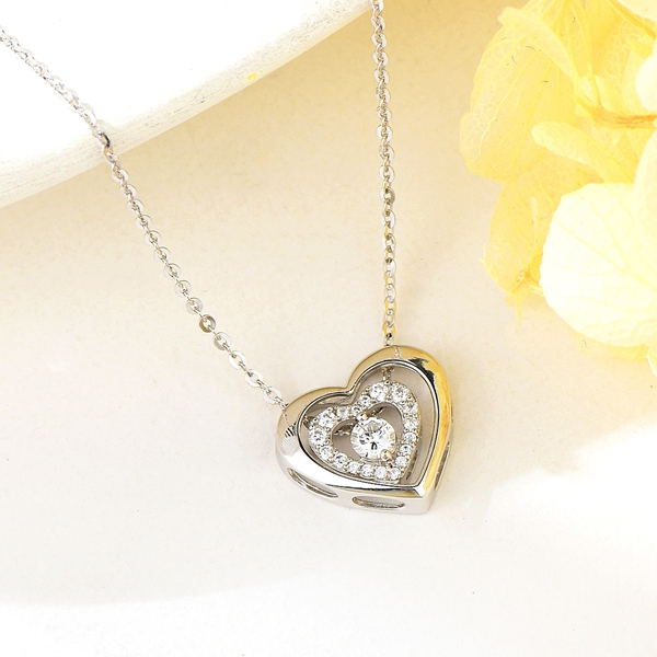 Picture of Amazing Small Love & Heart Pendant Necklace
