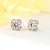 Picture of Unique Moissanite White Big Stud Earrings