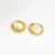 Picture of Copper or Brass Gold Plated Huggie Earrings at Unbeatable Price