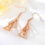 Show details for Distinctive White Artificial Crystal Dangle Earrings As a Gift