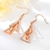 Picture of Distinctive White Artificial Crystal Dangle Earrings As a Gift