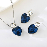 Show details for Popular Swarovski Element Zinc Alloy 2 Piece Jewelry Set
