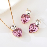 Show details for Fast Selling Pink Small 2 Piece Jewelry Set from Editor Picks
