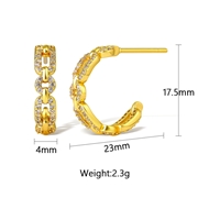 Picture of High Quality Delicate Medium Big Hoop Earrings with Low MOQ