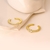 Picture of Low Cost Gold Plated White Clip On Earrings with Beautiful Craftmanship