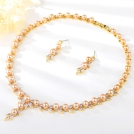 Show details for Great Cubic Zirconia White 2 Piece Jewelry Set