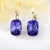 Picture of Unique Swarovski Element Purple Dangle Earrings