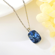 Show details for Popular Swarovski Element Copper or Brass Pendant Necklace