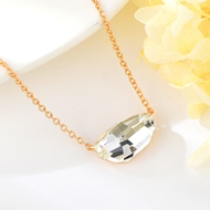 Show details for Small White Short Statement Necklace with Speedy Delivery