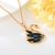 Picture of swan Copper or Brass Pendant Necklace at Great Low Price