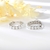Picture of Great Value White Small Huggie Earrings with Member Discount