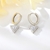 Picture of Stylish Small White Dangle Earrings