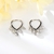 Picture of Fashionable Small 925 Sterling Silver Dangle Earrings