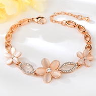 Show details for White Flowers & Plants Fashion Bracelet Shopping