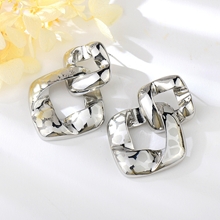 Show details for Trendy Platinum Plated Zinc Alloy Dangle Earrings with No-Risk Refund