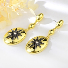Show details for Fashionable Big Zinc Alloy Dangle Earrings