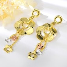 Show details for Filigree Big Zinc Alloy Dangle Earrings