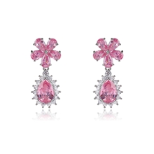 Show details for Luxury Cubic Zirconia Big Stud Earrings with Full Guarantee