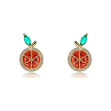 Show details for New Season Red Copper or Brass Big Stud Earrings with SGS/ISO Certification