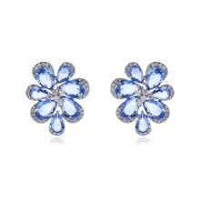 Show details for Luxury Flower Big Stud Earrings in Exclusive Design
