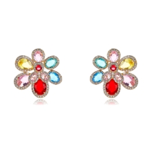 Show details for Stylish Big Luxury Big Stud Earrings