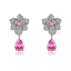 Show details for Copper or Brass Cubic Zirconia Dangle Earrings at Great Low Price
