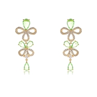 Picture of Irresistible Green Copper or Brass Dangle Earrings As a Gift