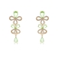 Show details for Irresistible Green Copper or Brass Dangle Earrings As a Gift
