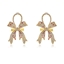 Show details for Filigree Big Copper or Brass Dangle Earrings