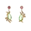 Show details for Unusual Big Green Dangle Earrings