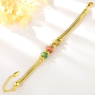 Picture of Reasonably Priced Gold Plated Colorful Fashion Bracelet with Low Cost