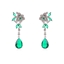 Show details for Sparkling Flowers & Plants Cubic Zirconia Dangle Earrings from Top Designer