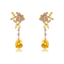 Show details for Luxury Gold Plated Dangle Earrings Online Only