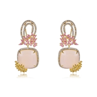 Picture of Charming Yellow Gold Plated Dangle Earrings with Easy Return