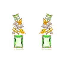 Show details for Delicate Cubic Zirconia Luxury Dangle Earrings