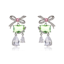 Show details for Designer Platinum Plated Irregular Dangle Earrings at Great Low Price