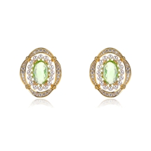 Show details for Bling Party Gold Plated Huggie Earrings