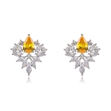 Show details for Bling Party Copper or Brass Huggie Earrings