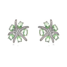 Show details for Wholesale Platinum Plated Starfish Huggie Earrings at Great Low Price