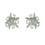 Picture of Wholesale Platinum Plated Starfish Huggie Earrings at Great Low Price
