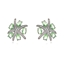 Show details for Wholesale Platinum Plated Starfish Huggie Earrings at Great Low Price